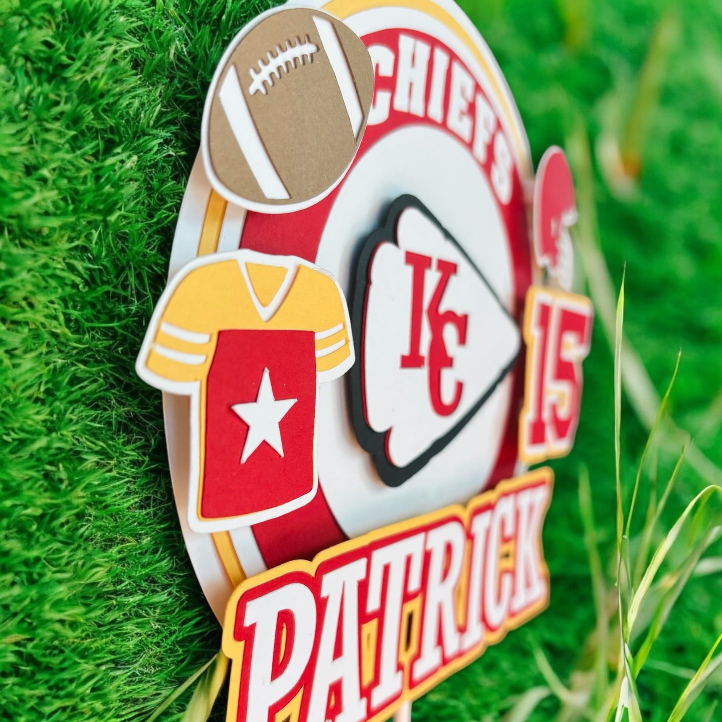 Chiefs Cake Topper
