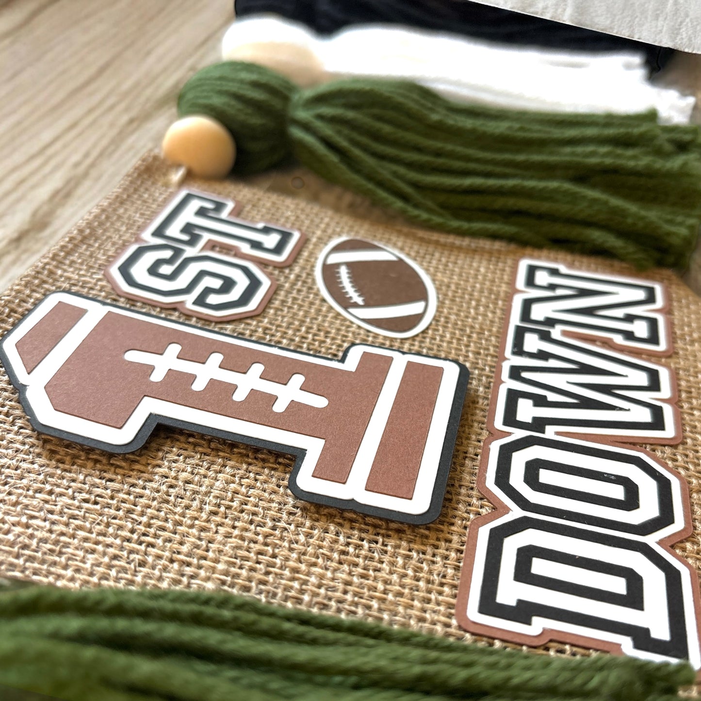 First Down Highchair Banner