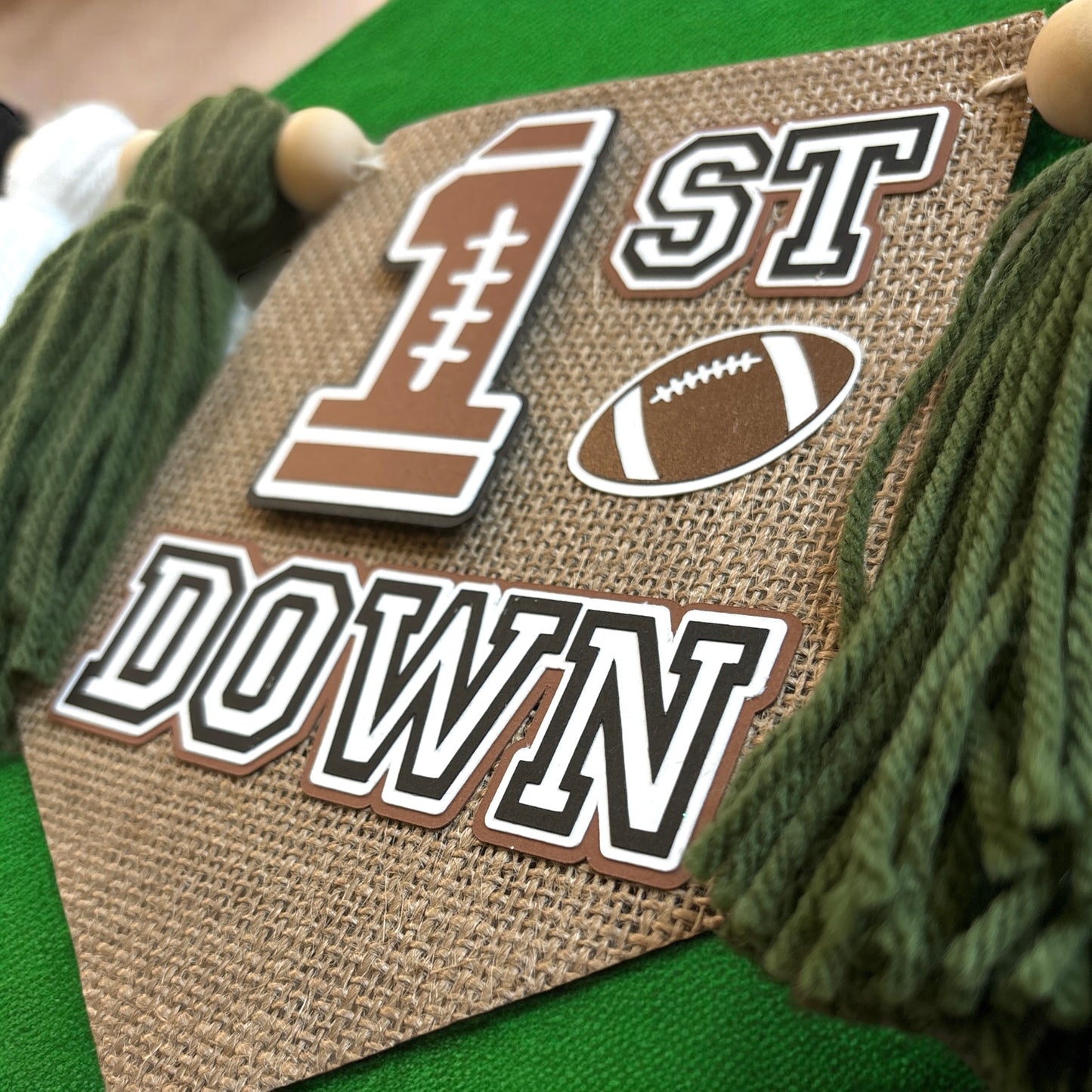 First Down Highchair Banner