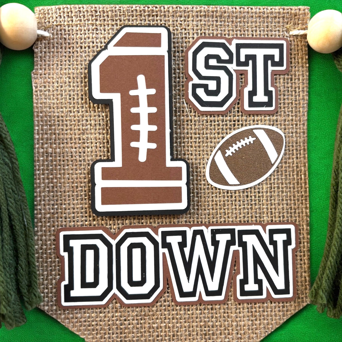 First Down Highchair Banner