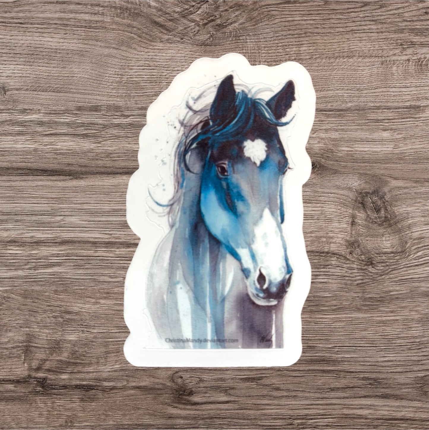 Watercolor Horse Sticker