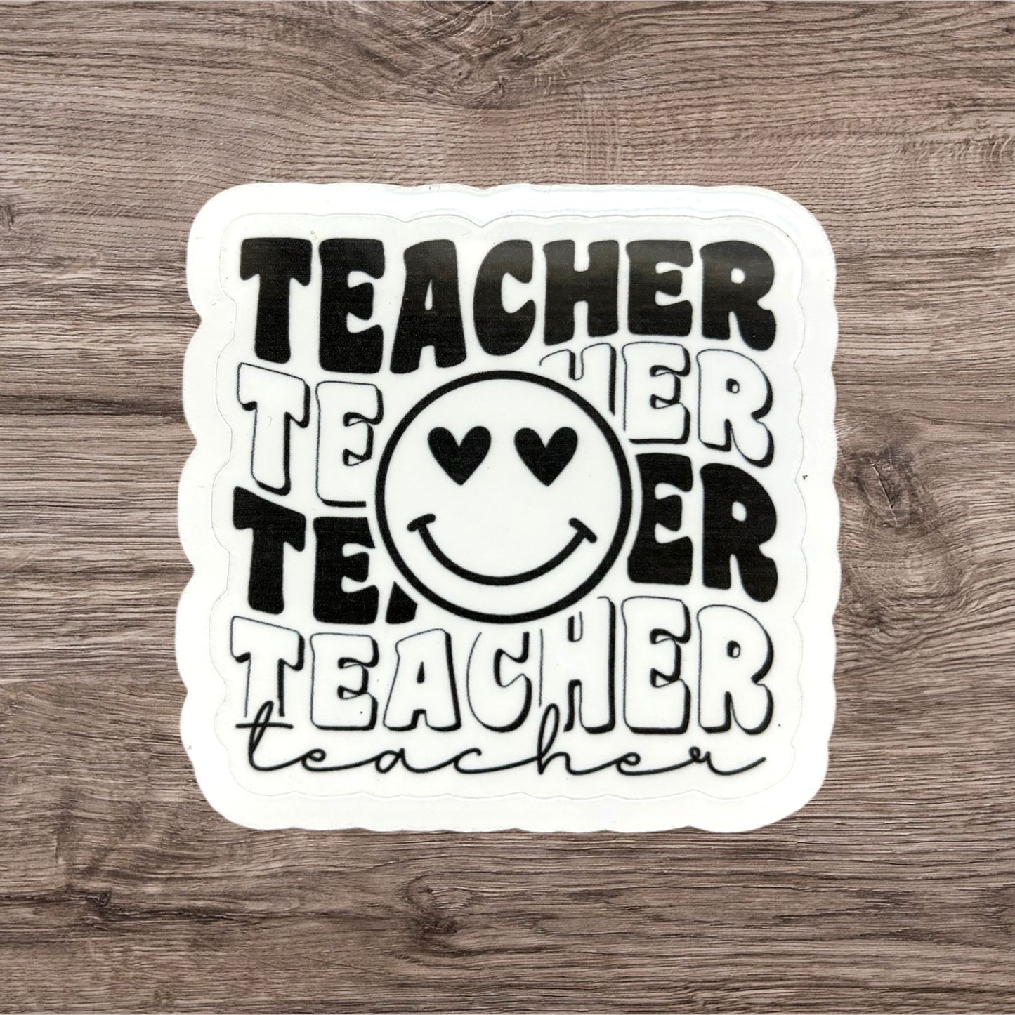 Groovy Teacher Sticker