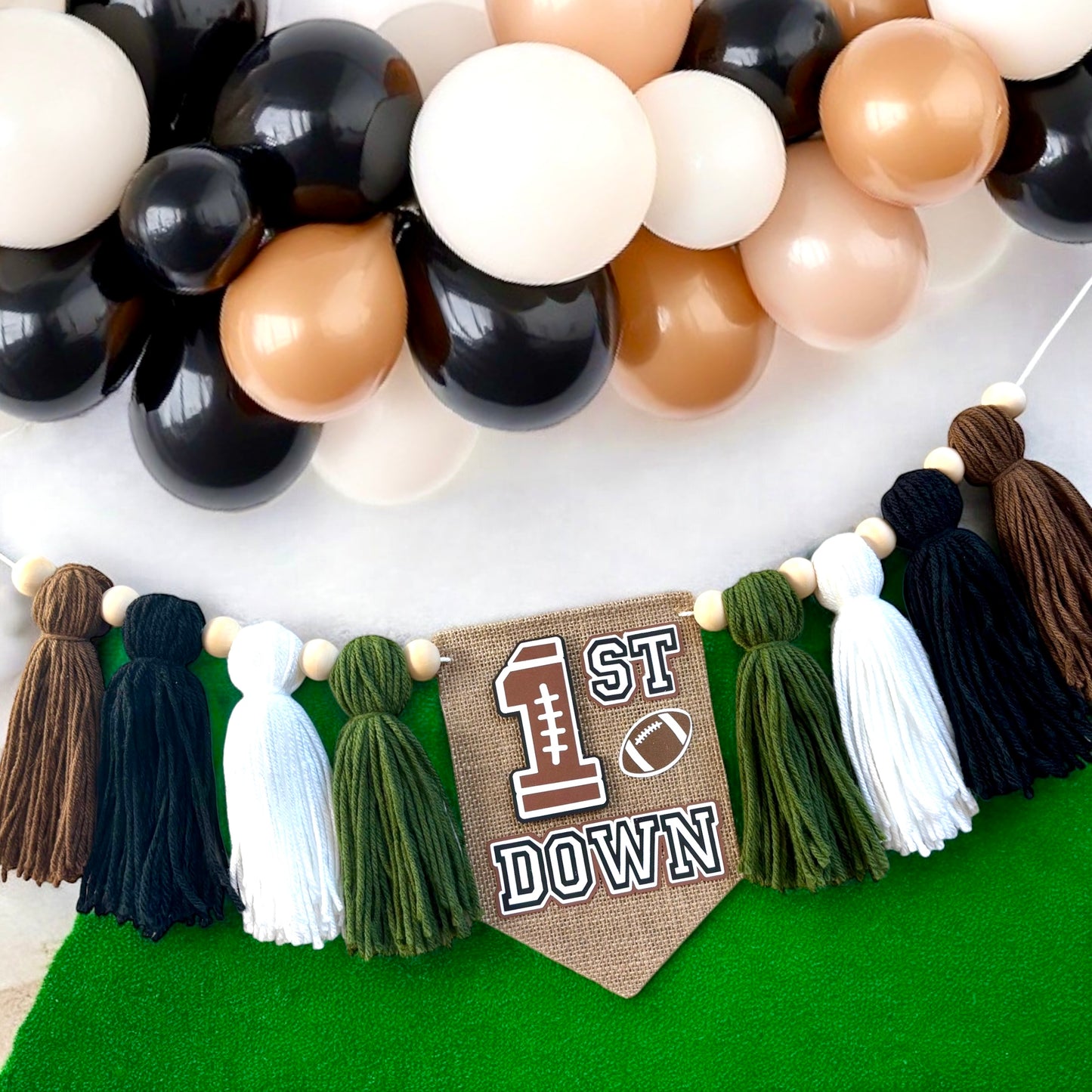 First Down Highchair Banner
