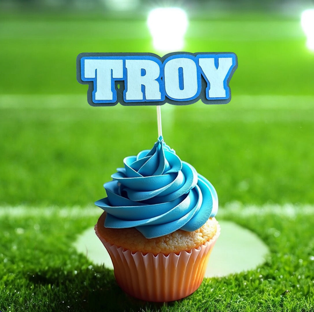 Cowboys Cupcake Toppers