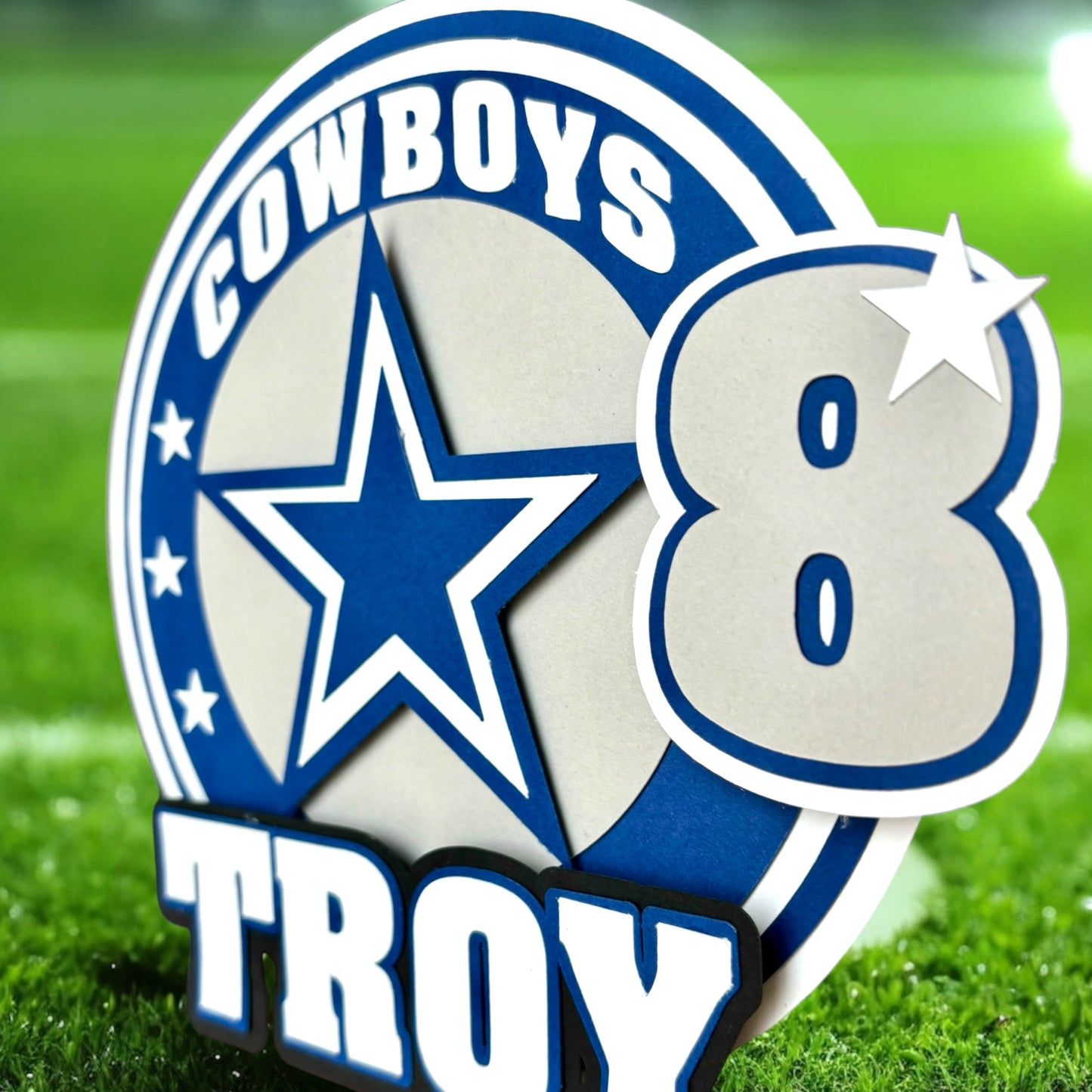 Cowboys Cake Topper