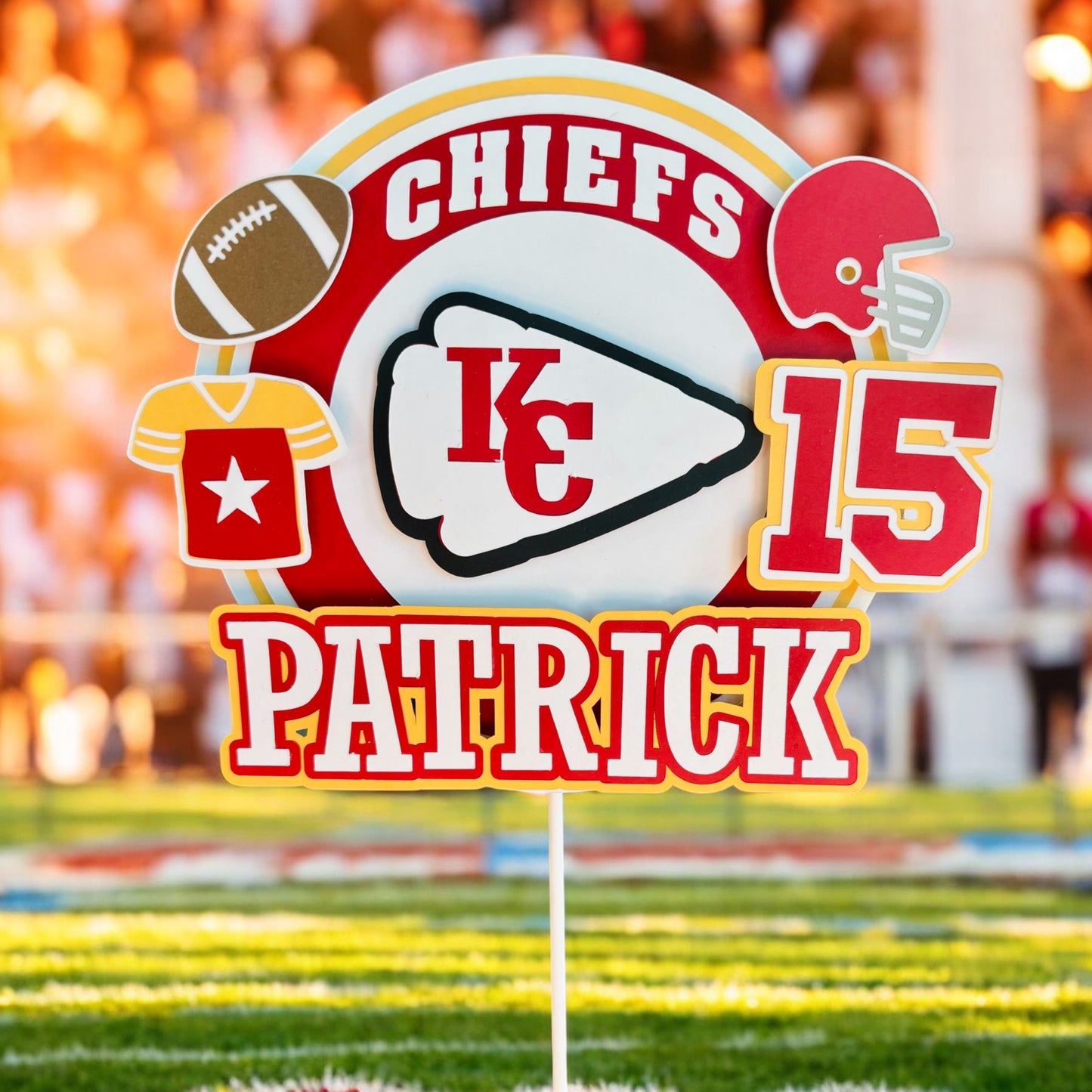 Chiefs Cake Topper