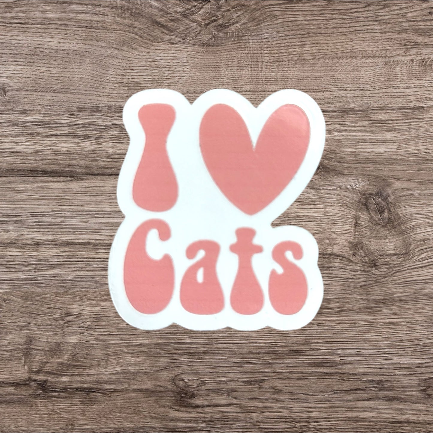 I Love Cats Sticker