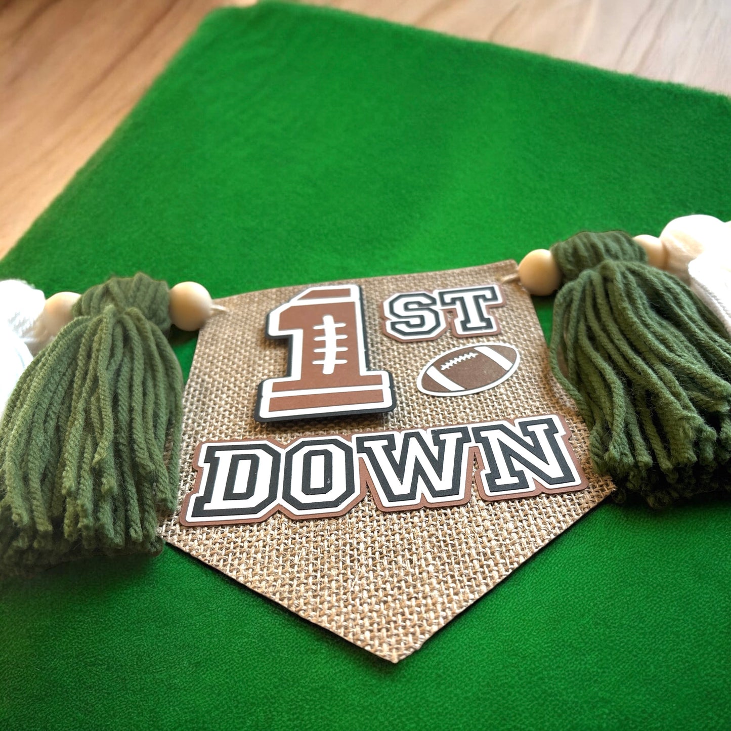 First Down Highchair Banner