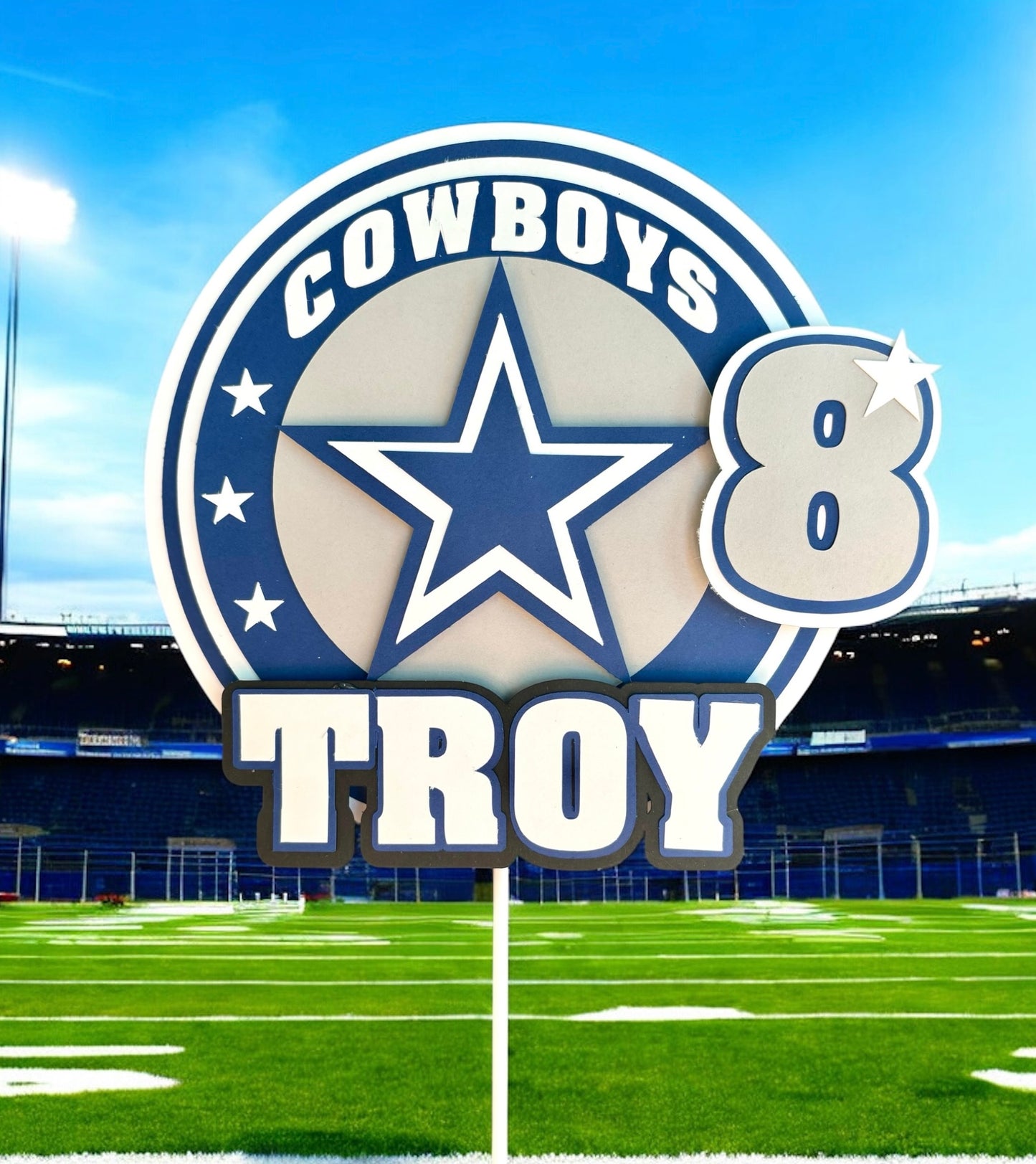 Cowboys Cake Topper