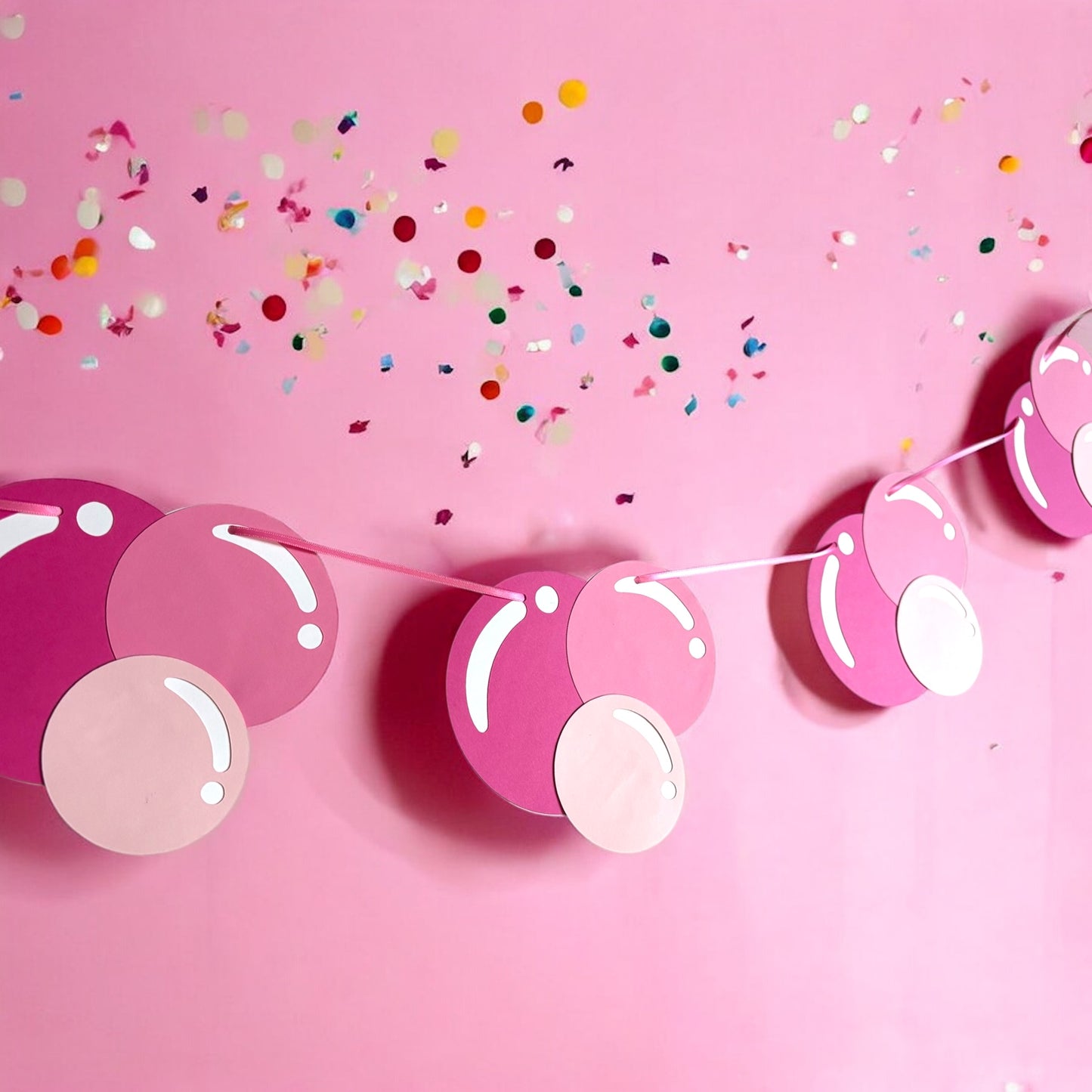 Pink Bubblegum Garland