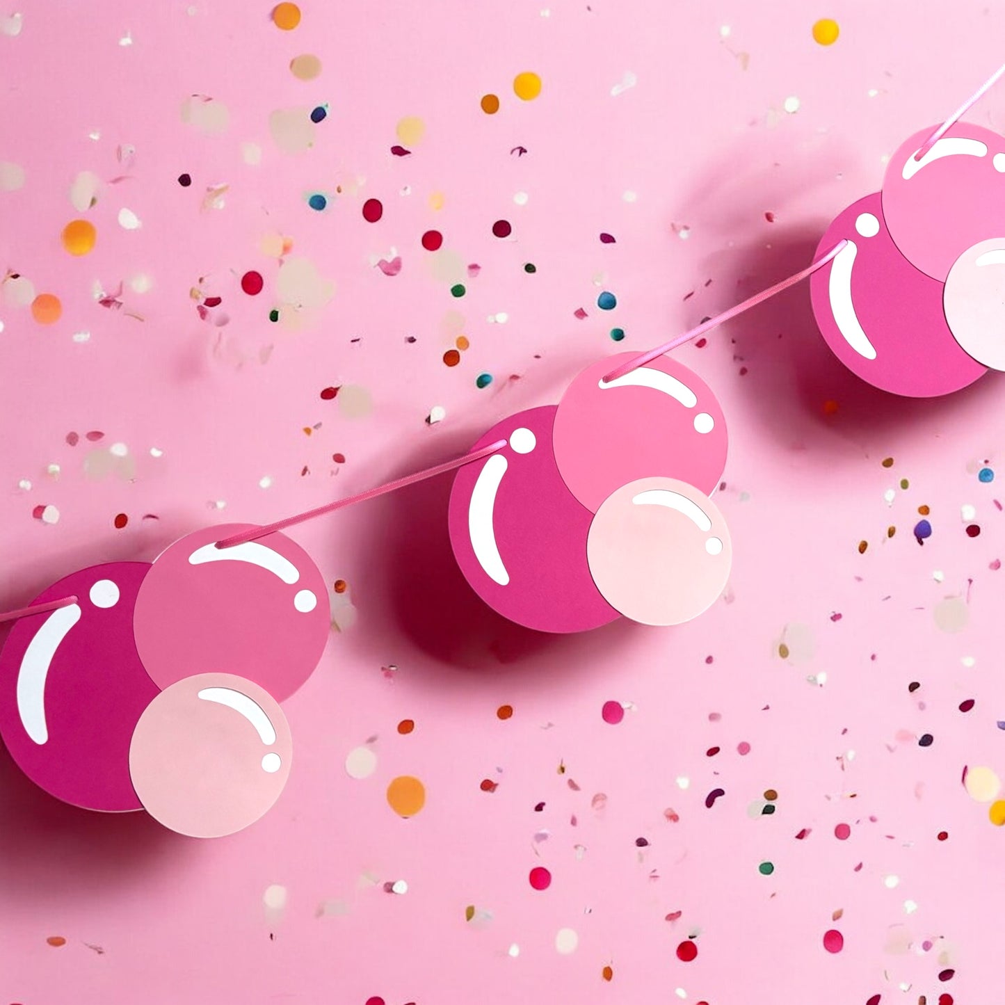 Pink Bubblegum Garland