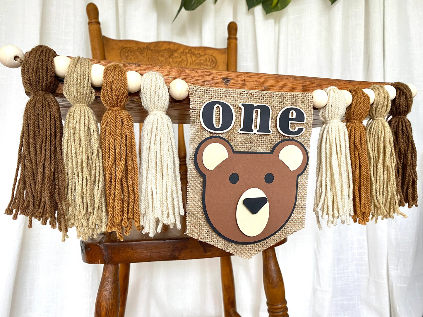 Teddy Bear Highchair Banner