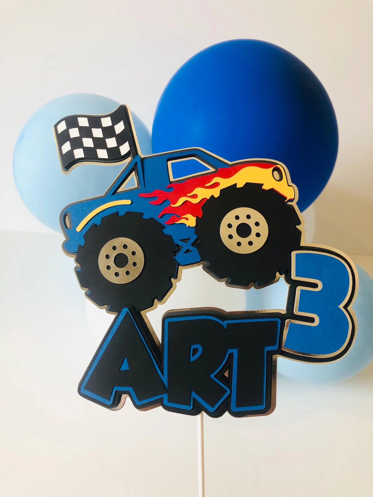 Monster Truck Cake Topper