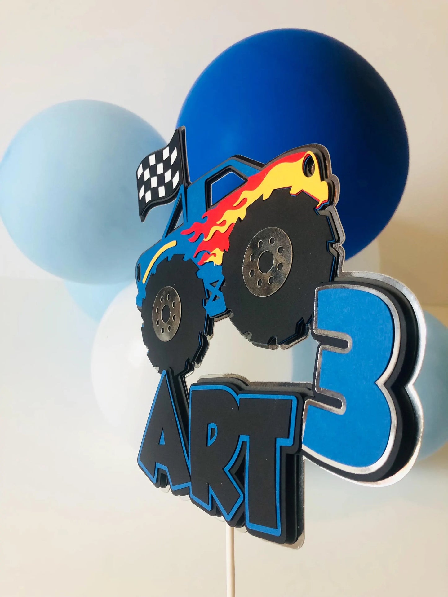 Monster Truck Cake Topper