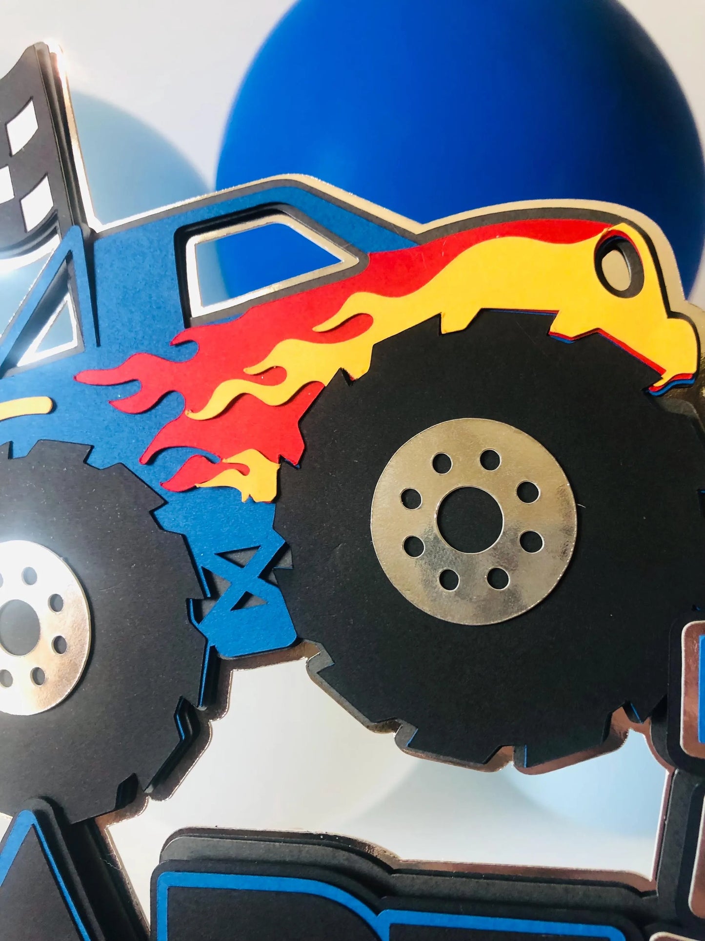 Monster Truck Cake Topper