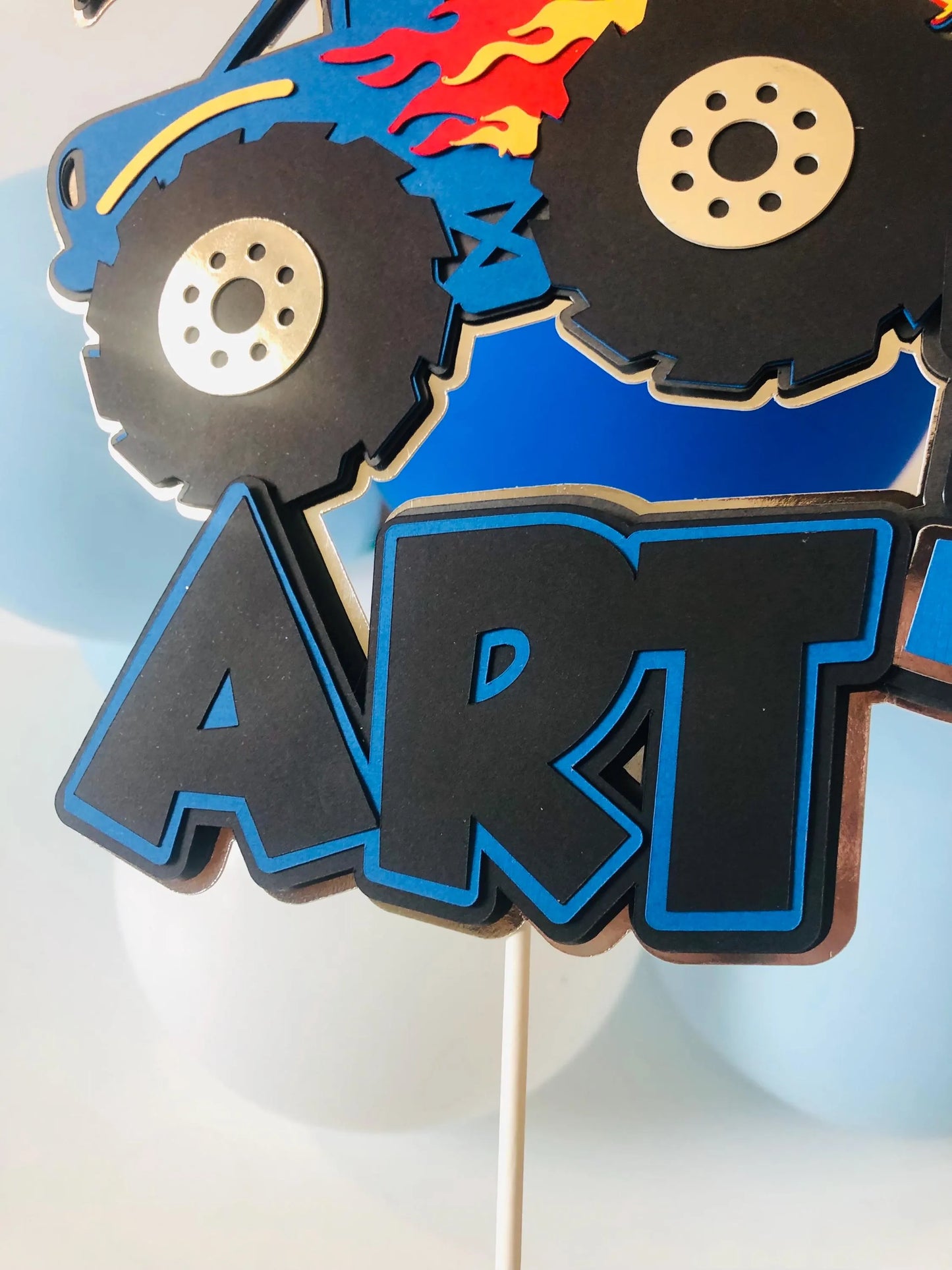 Monster Truck Cake Topper