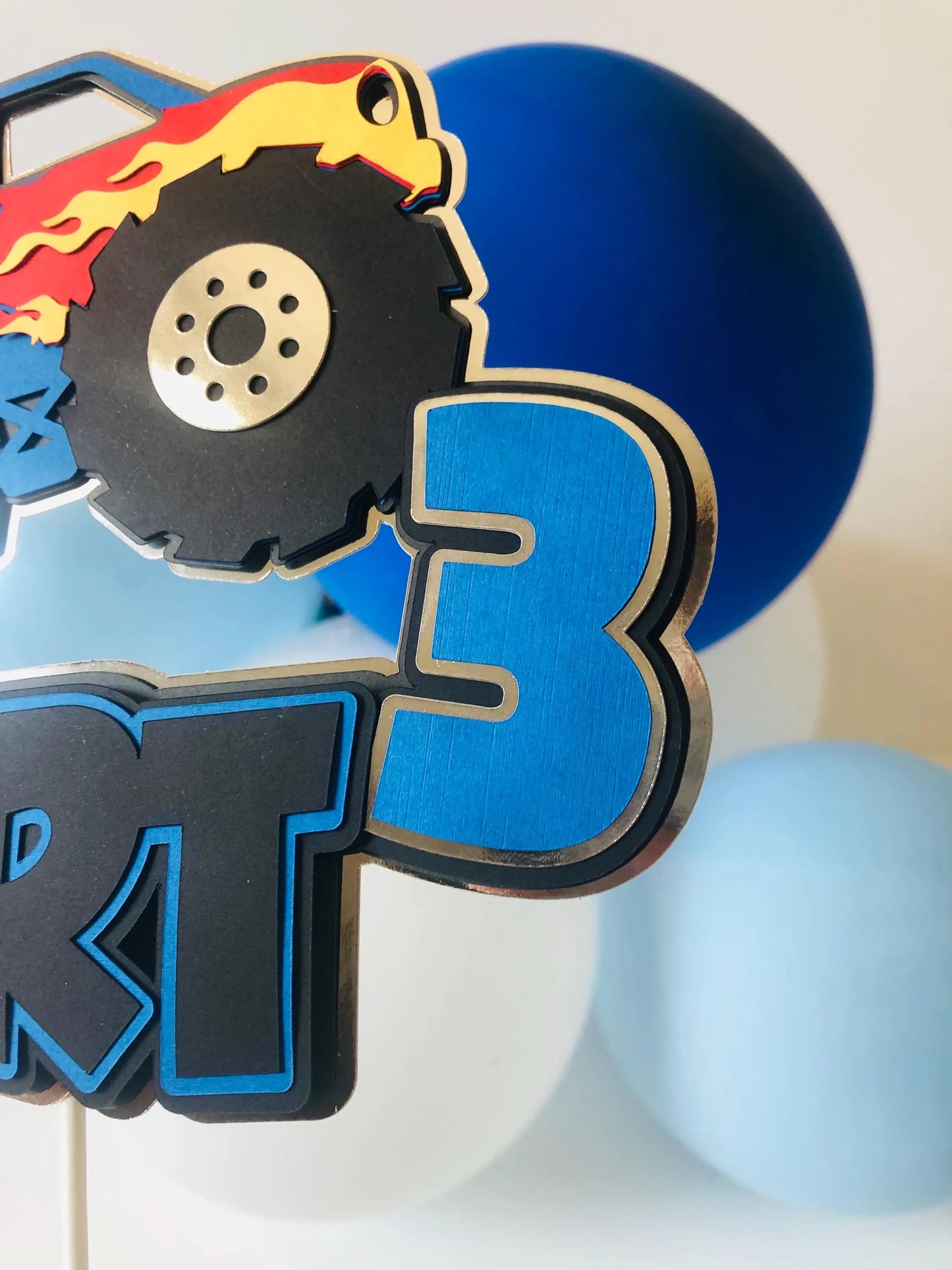 Monster Truck Cake Topper