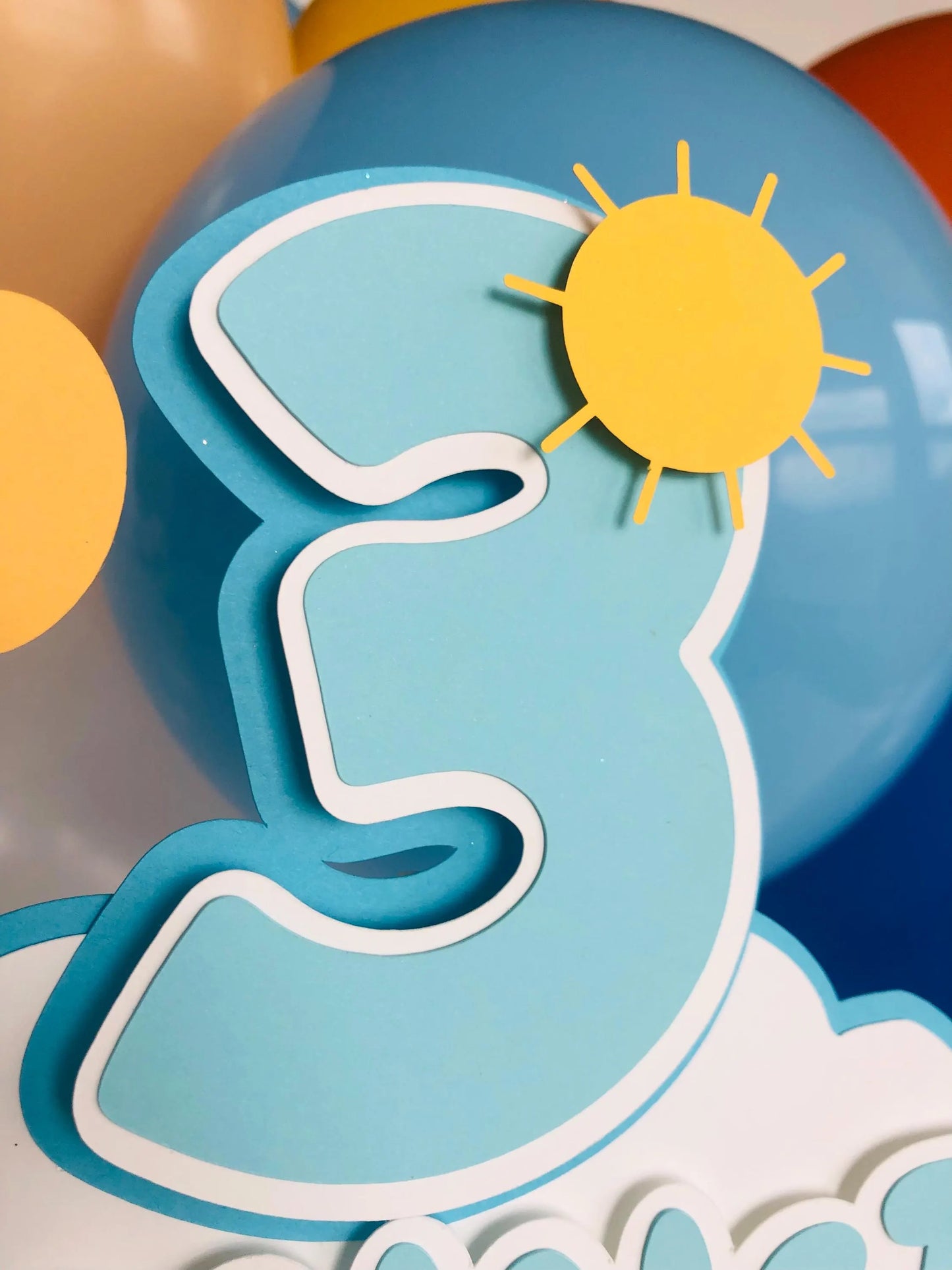 Bluey Inspired Cake Topper