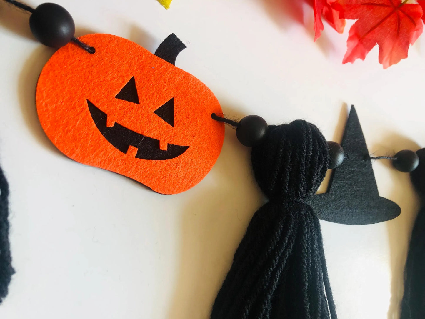 Felt Halloween Garland