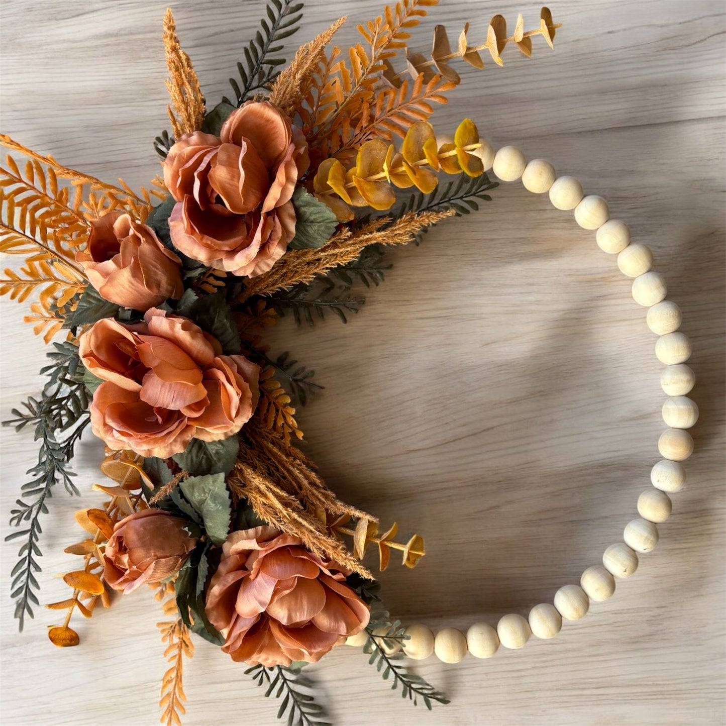 Dusty Rose Fall Wreath