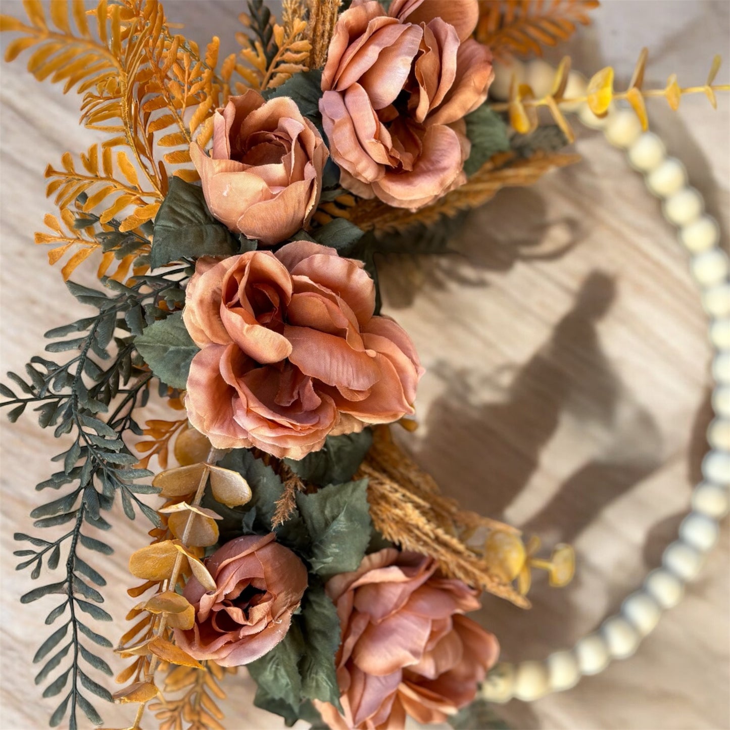 Dusty Rose Fall Wreath