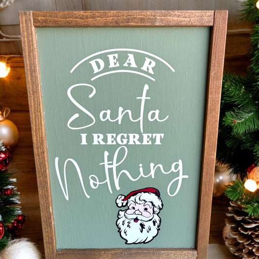 Dear Santa Sign