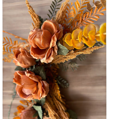 Dusty Rose Fall Wreath