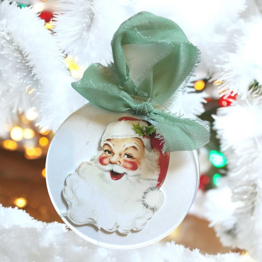 Vintage Santa Ornament