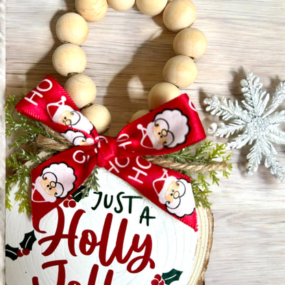 Holly Jolly Mess Ornament