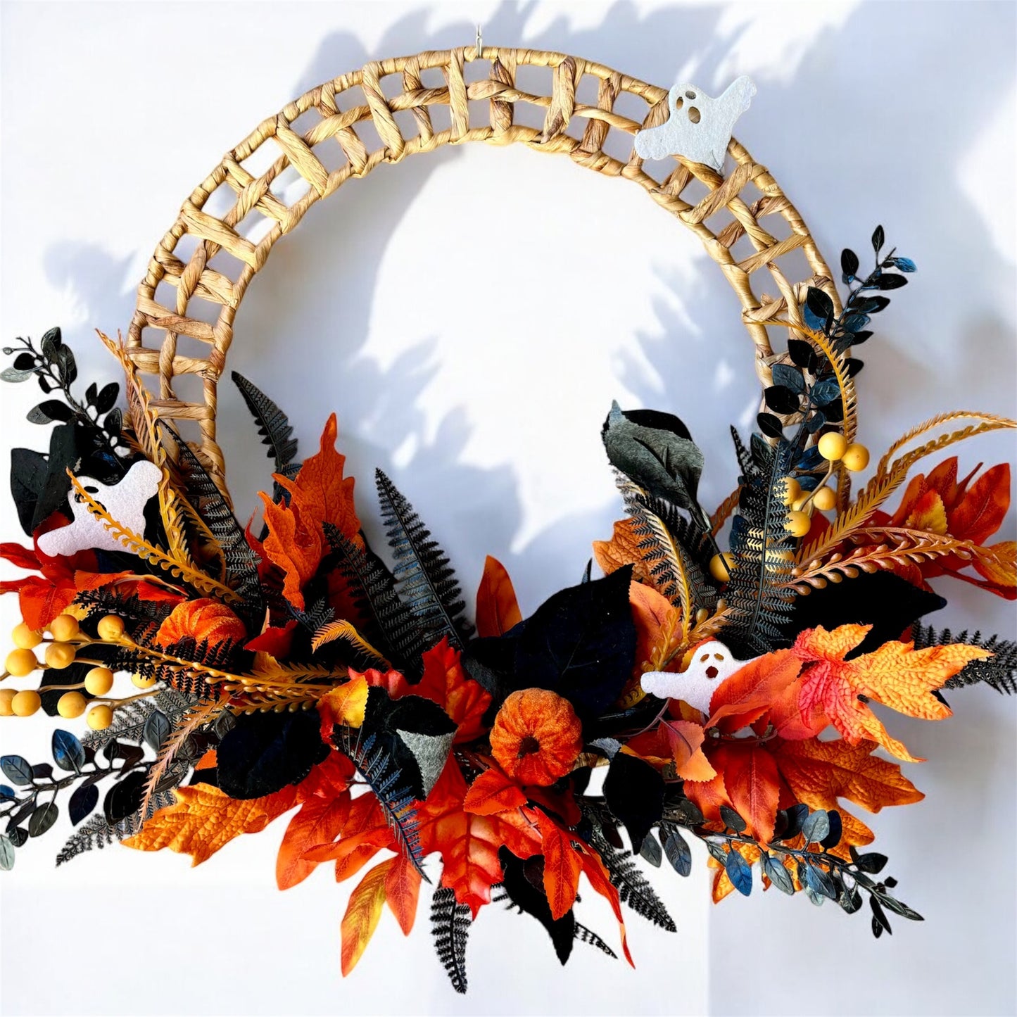 Halloween Wicker Wreath