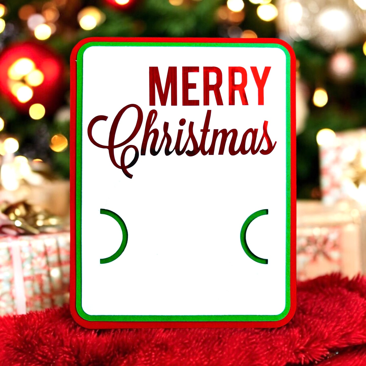 Merry Christmas Gift card Holder