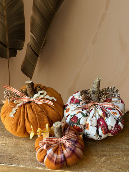 Fabric Pumpkins