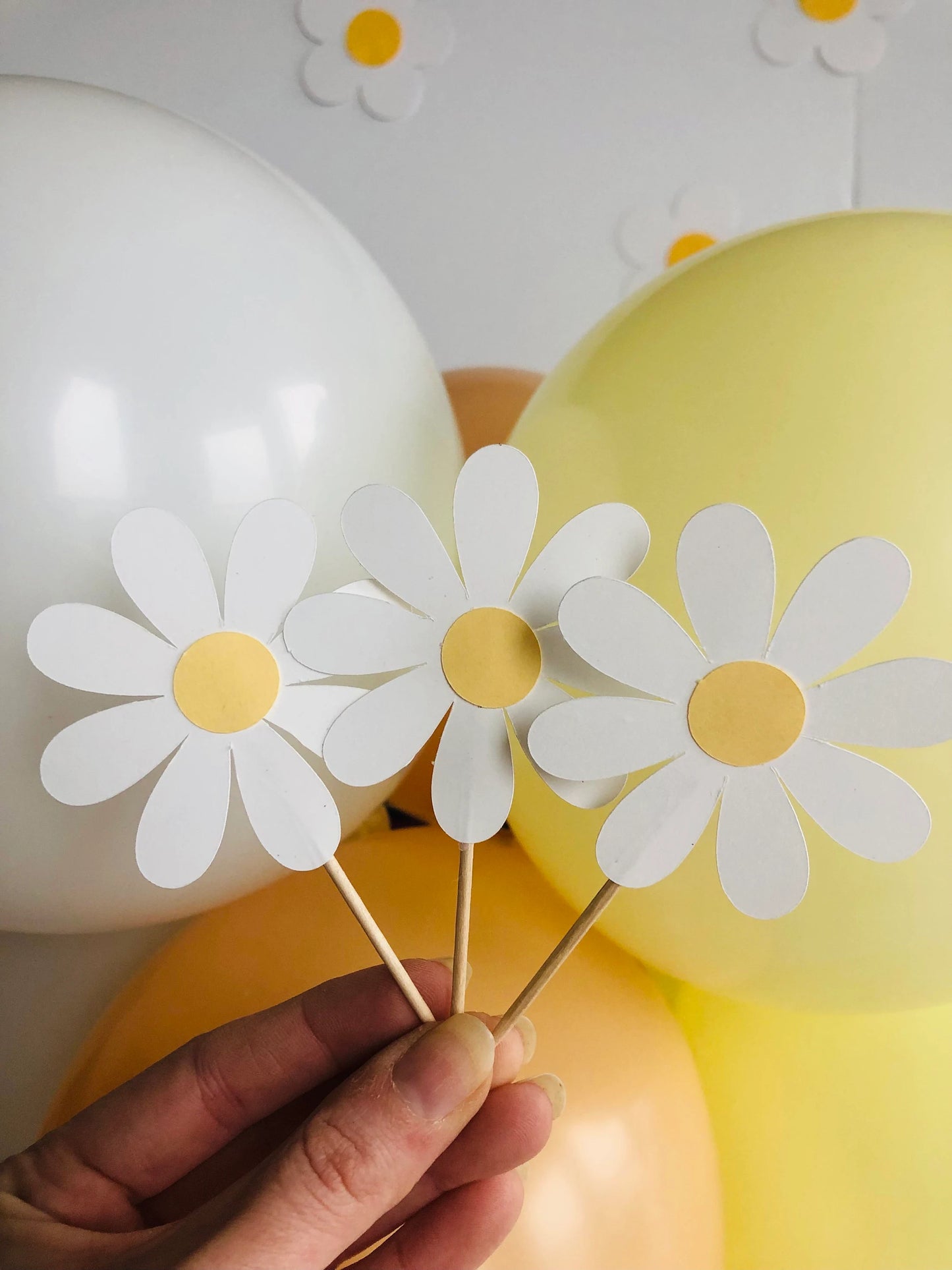 Bee and Sunflower Cupcake Toppers