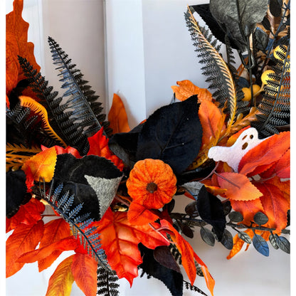 Halloween Wicker Wreath