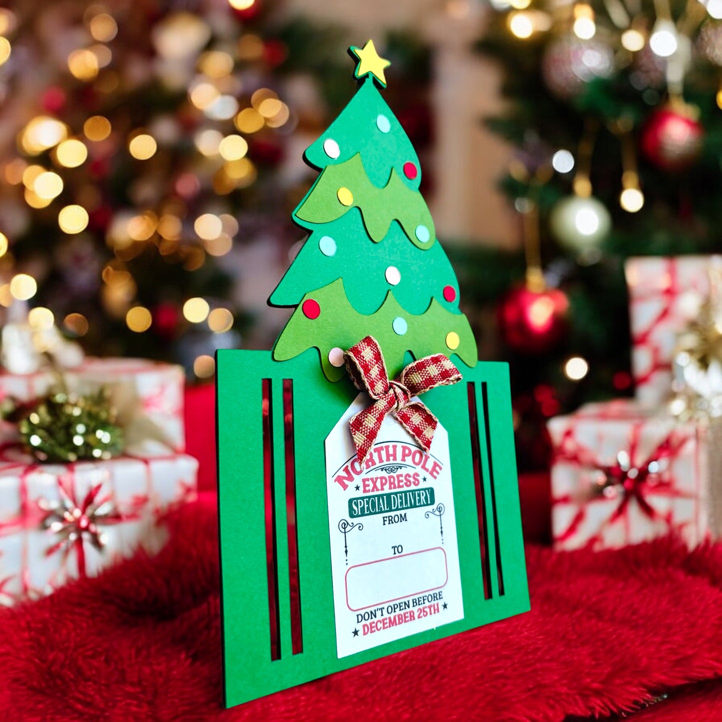 Christmas Tree Money Holder