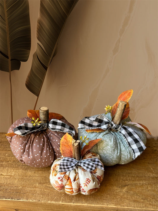 Fabric Pumpkins