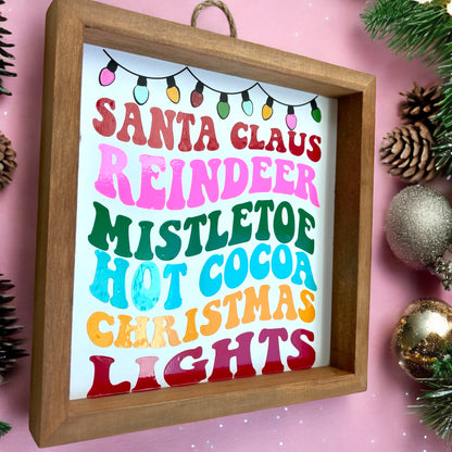 Groovy Christmas Sign