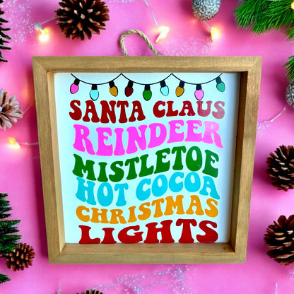 Groovy Christmas Sign