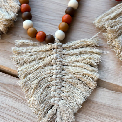 Macrame Leaf Garland