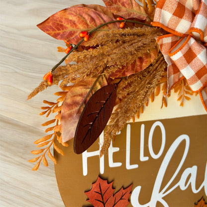 Hello Fall Door Sign