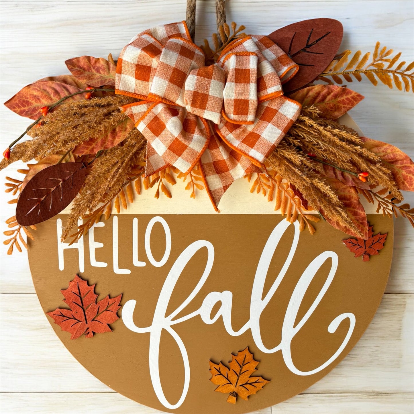 Hello Fall Door Sign