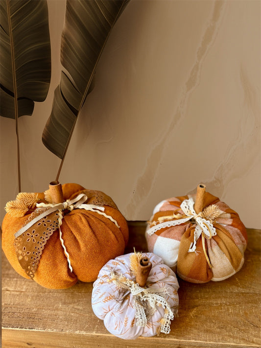 Fabric Pumpkins