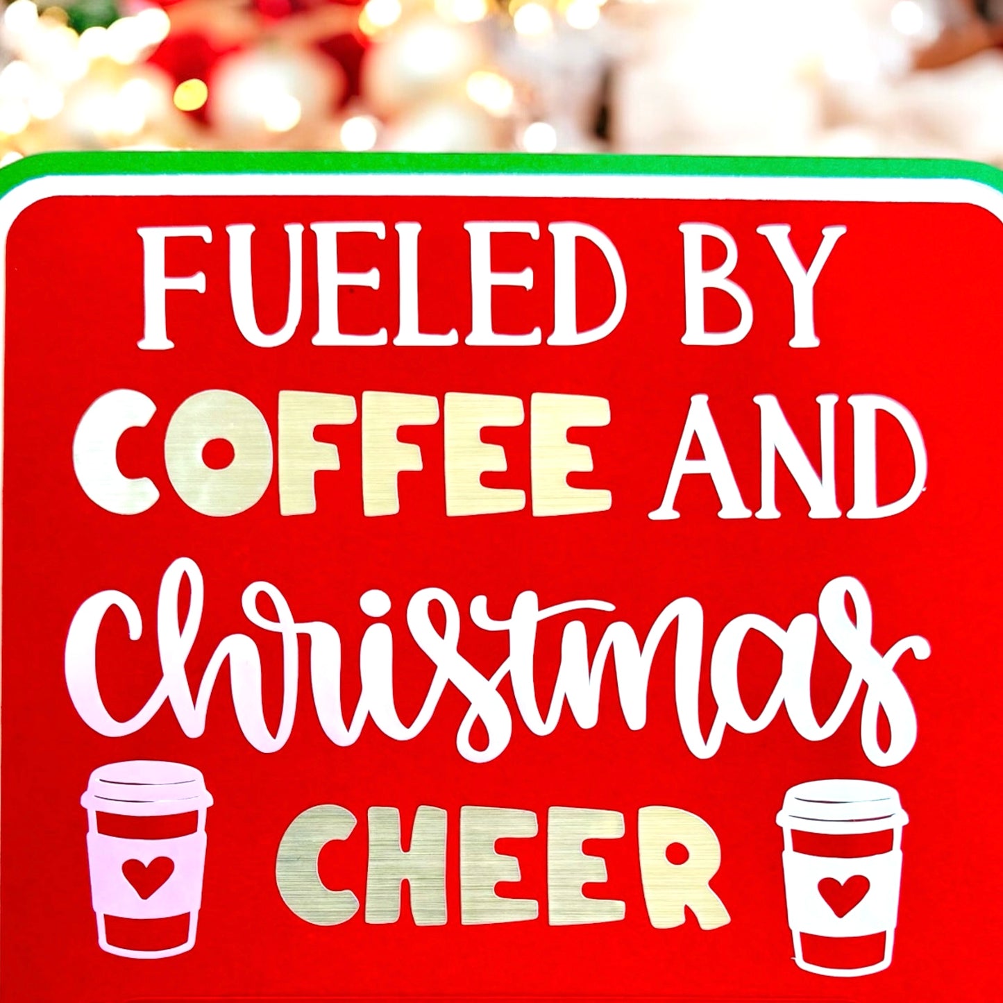 Coffee and Christmas Cheer Gift Card Holder