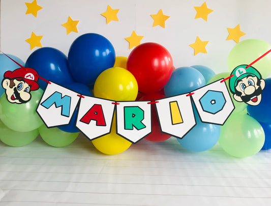 Super Mario Inspired Banner