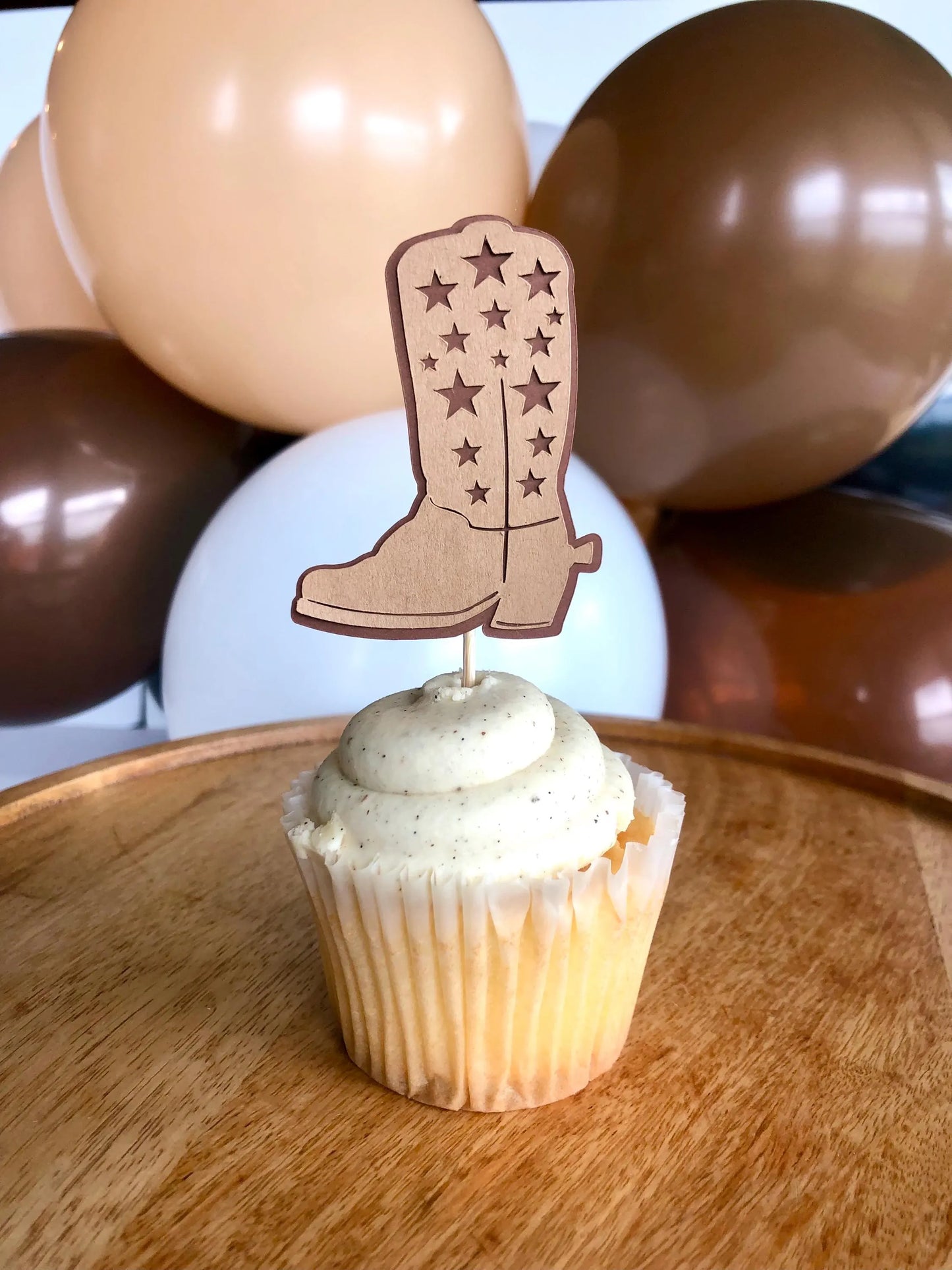 Cowboy Cupcake Toppers