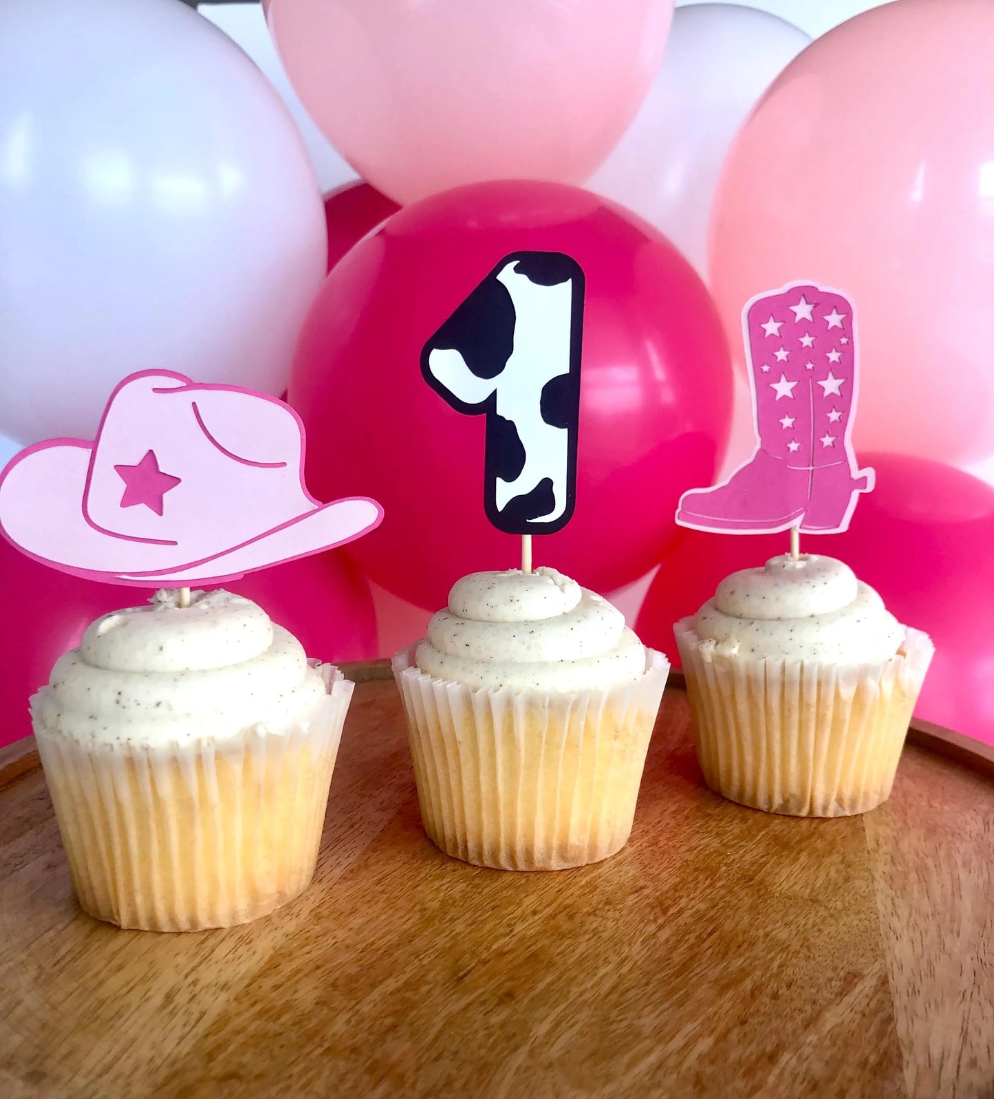 Cowgirl Cupcake Toppers