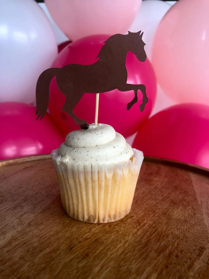 Cowgirl Cupcake Toppers