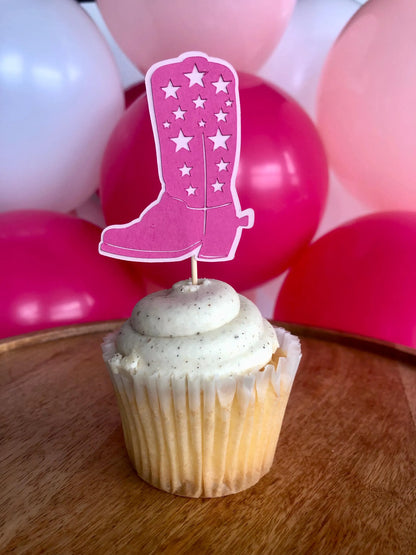 Cowgirl Cupcake Toppers