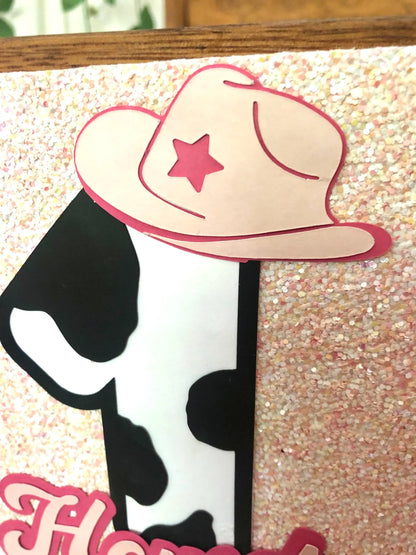 Cowgirl Highchair Banner