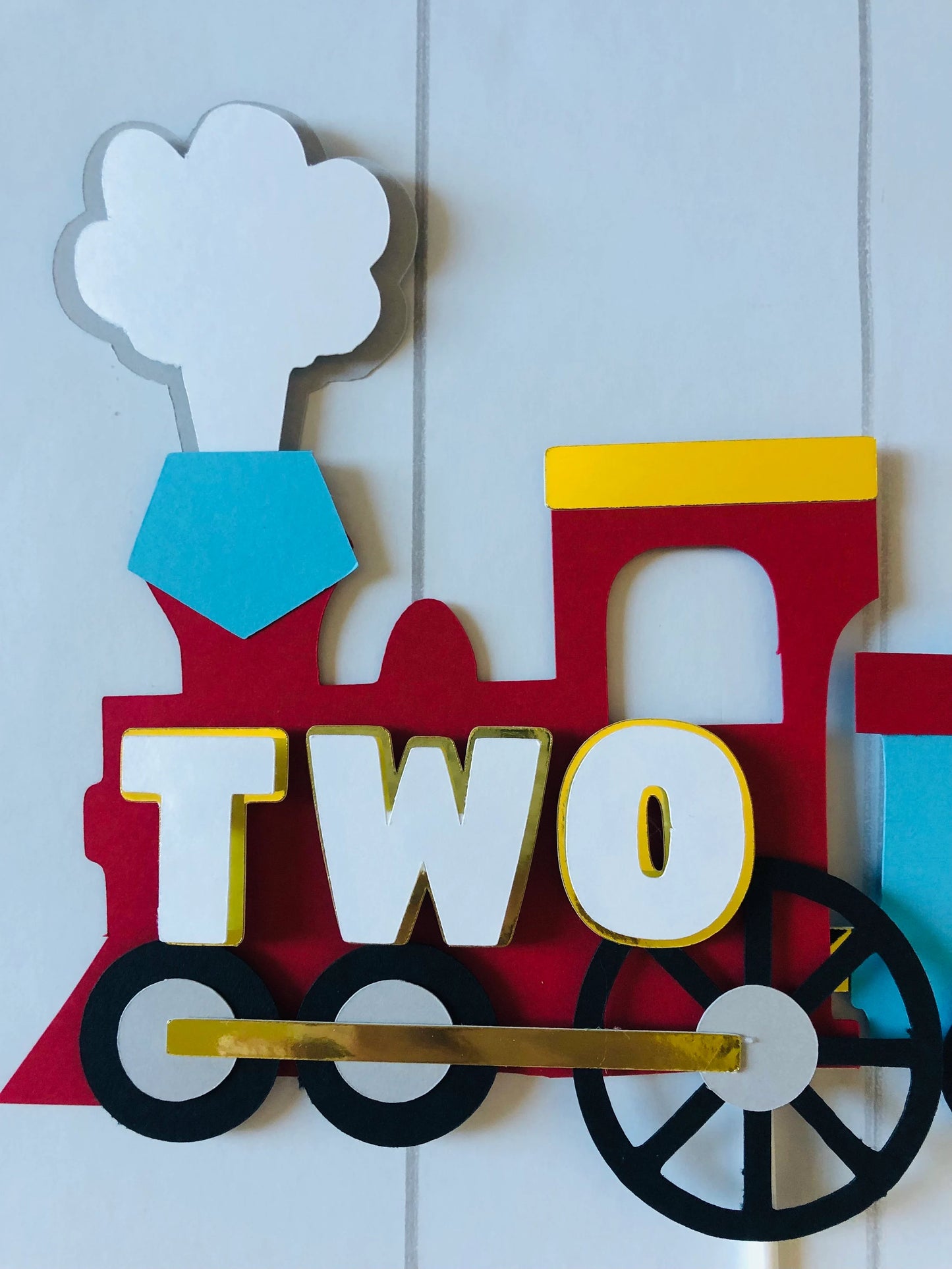 Train Cake Topper